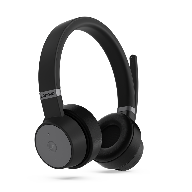 联想Lenovo Go 头戴式无线降噪语音耳麦 标配支架_价格_配置_图片-联想E采