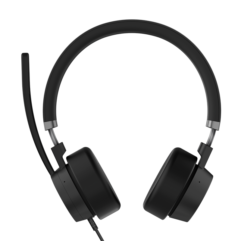 Lenovo Go 头戴式有线降噪语音耳麦