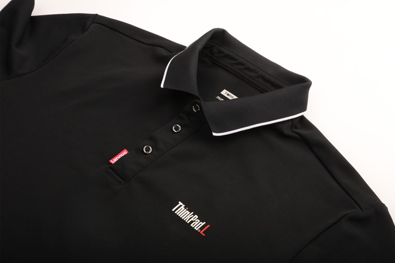 联想POLO短袖T恤-Thinkpad L-黑色 (XXXL)