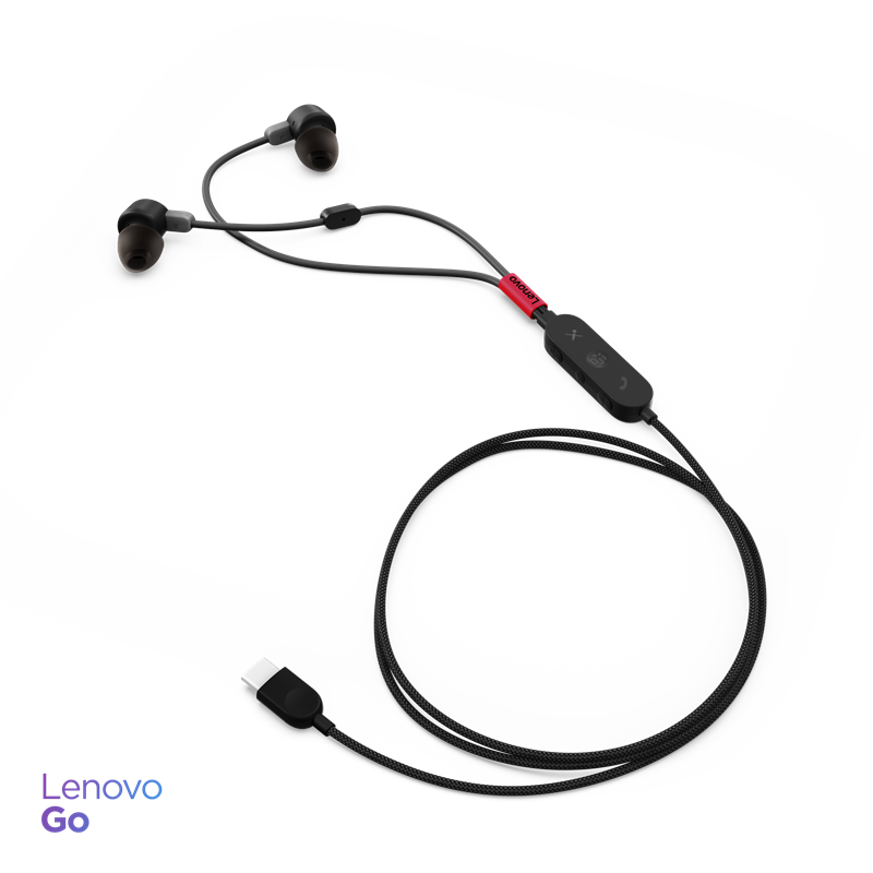 Lenovo Go USB-C入耳式降噪语音耳麦