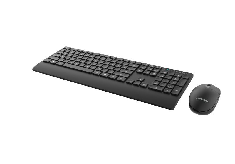 (办公标配套装)无线键鼠套装 KN210+黑色MM22鼠标垫